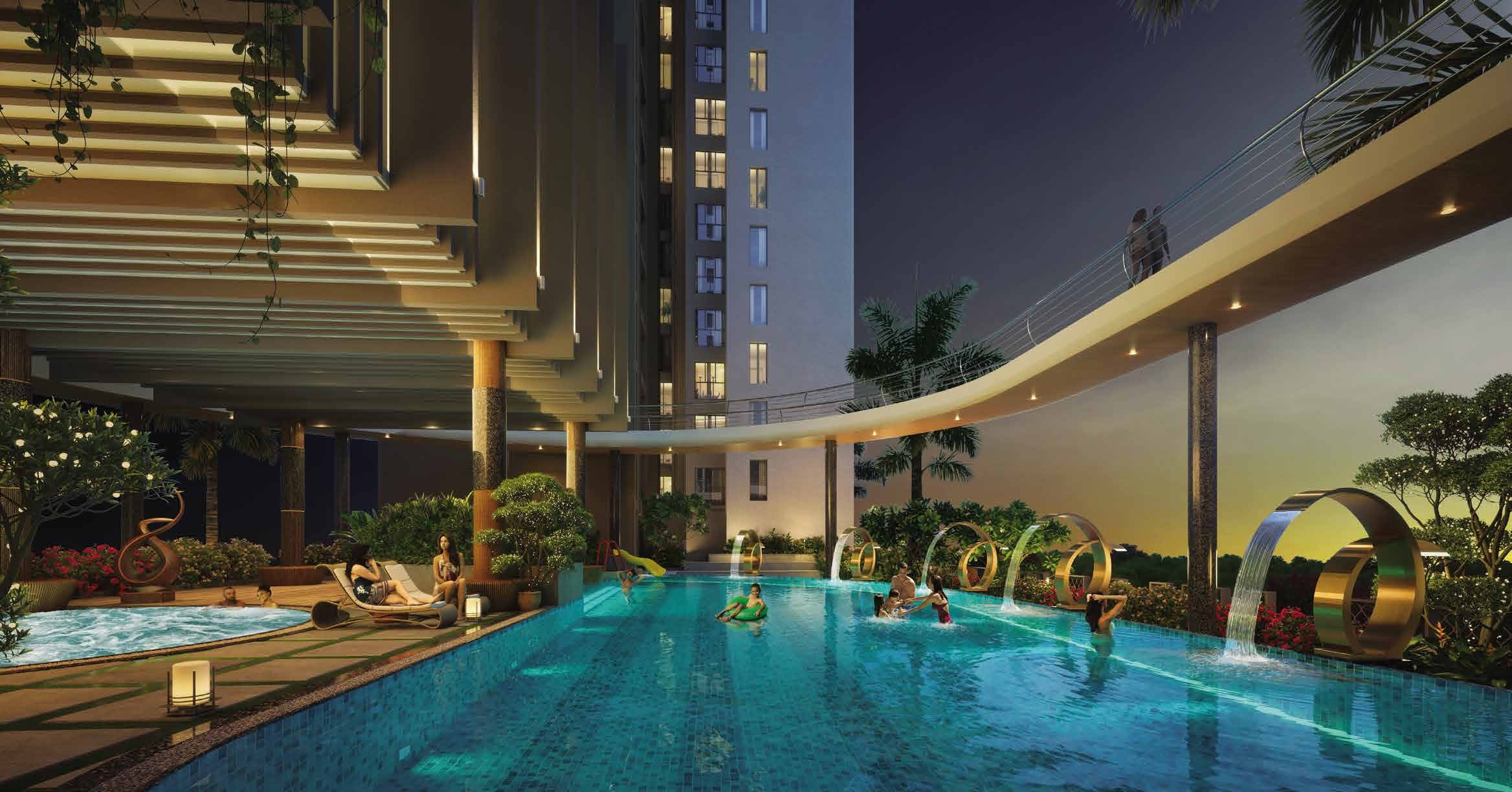 Brochure illustration of Swimming Pool